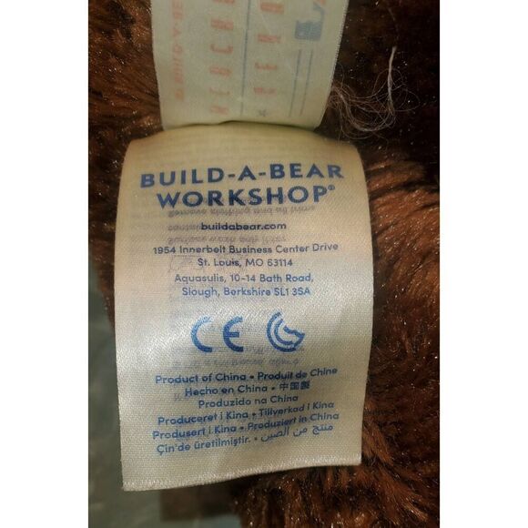 Build A Bear LA Dodgers Brown Teddy Bear MLB Baseball Plush 16”. - Picture 6 of 6